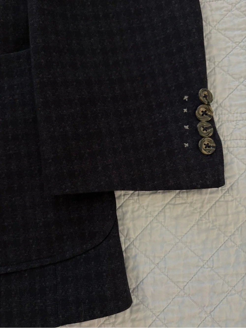 Blue Industry knit blazer sport jacket. Size 52.